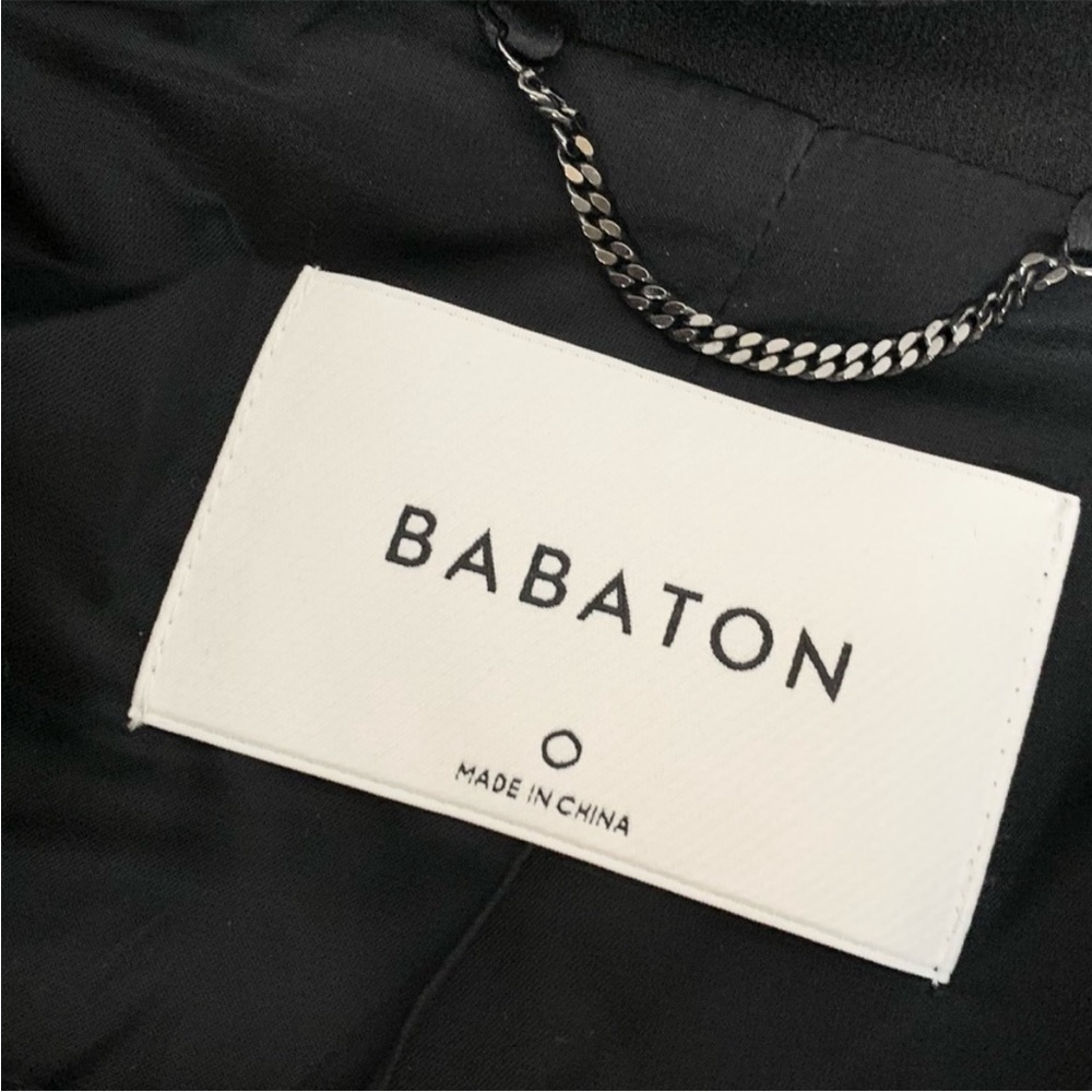 Aritzia Babaton Trent Long Blazer Jacket | Black | 0 - Picture 5 of 6